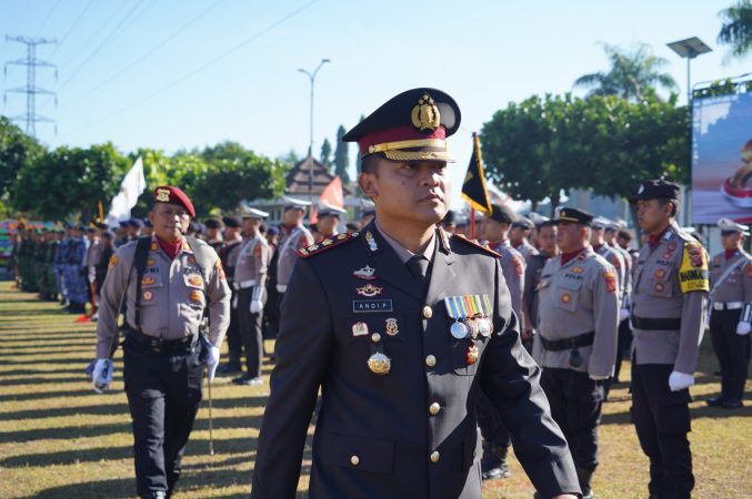 Polres Tasikmalaya Kota Gelar Upacara Hari Bhayangkara Ke-80, Kapolres Tegaskan Komitmen Polri Presisi Melayani Masyarakat