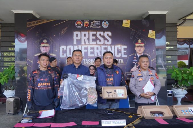 Satreskrim Polres Tasikmalaya Kota Ungkap Kasus Curanmor, Satu Pelaku Residivis Diamankan