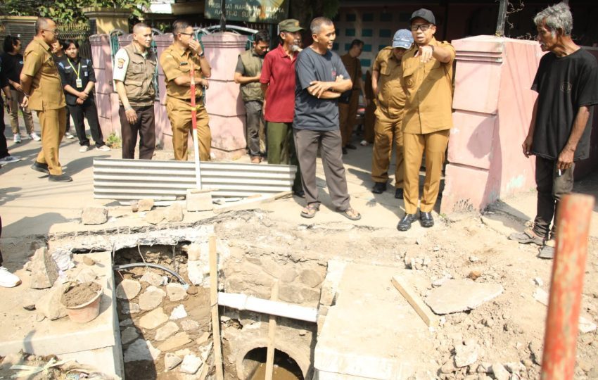 Kerap Terjadi Genangan Air Di Jalan Mohammad Hatta, Pemkot Tasikmalaya Perbaiki  Saluran Draenase