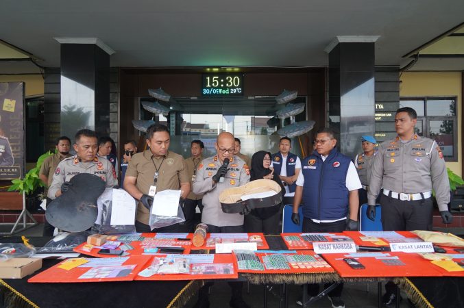 Satreskrim Polres Tasikmalaya Kota Ungkap Kasus Kekerasan Bersama Di Muka Umum Yang Menyebabkan Korban Meninggal Dunia